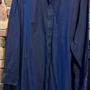 Men's Casual Button Down Shirt - Blue